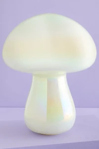 Large Opalescent Mushroom Lamp
