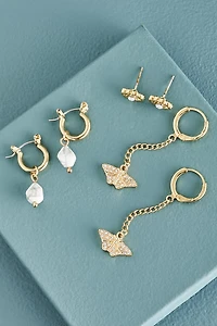 Buy Velvet Howlite Butterfly Earring Set Online at Earthbound Trading
