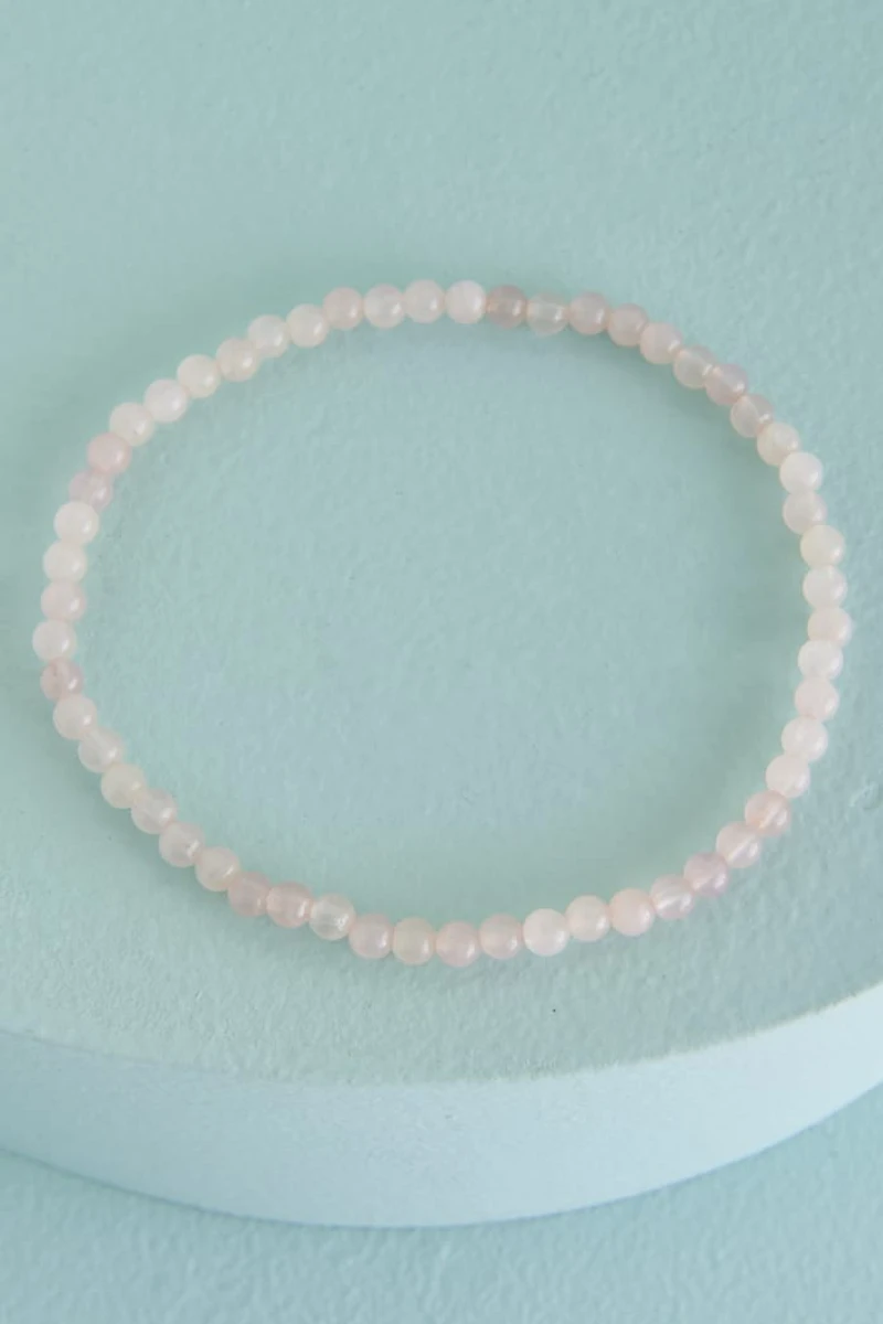 Buy Rose Quartz Anklet Online at Earthbound Trading