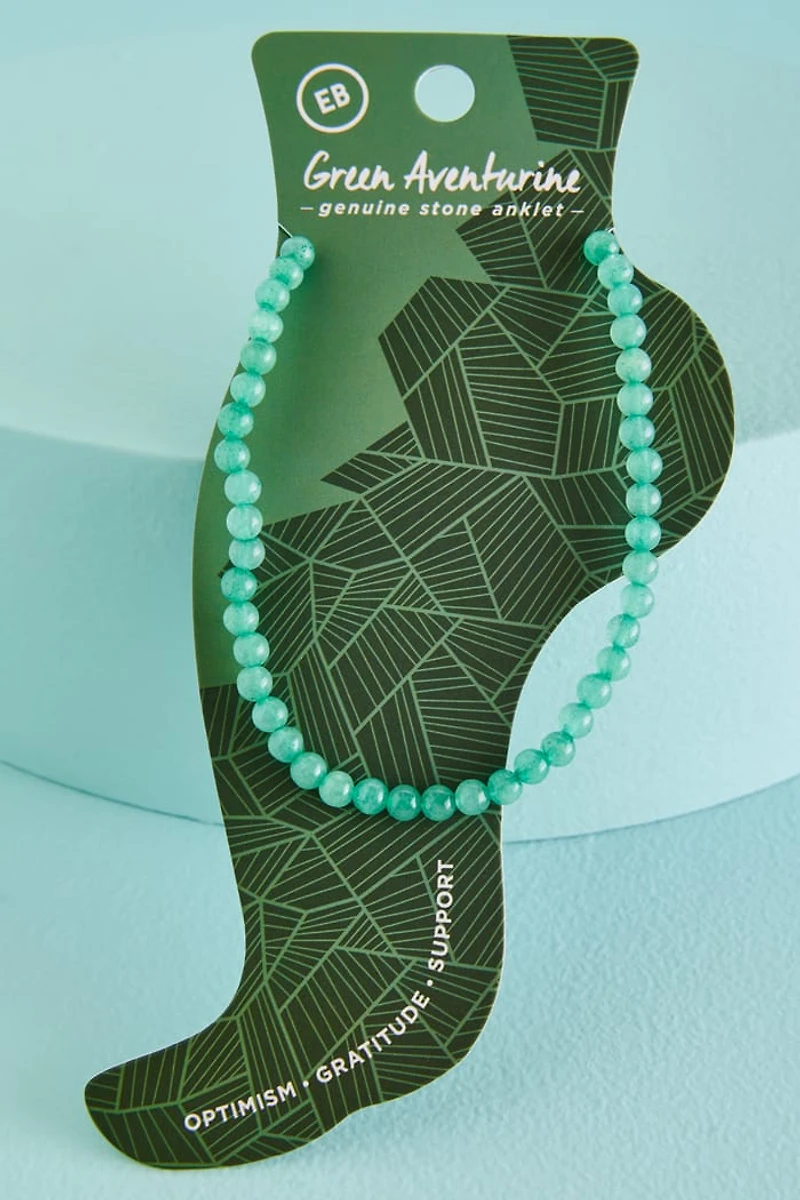 Buy Green Aventurine Anklet Online at Earthbound Trading