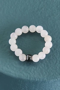 Buy Rose Quartz and Hematite Balance Ring Online at Earthbound Trading