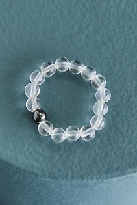 Buy Clear Quartz and Hematite Balance Ring Online at Earthbound Trading