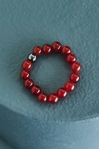 Buy Carnelian and Hematite Balance Ring Online at Earthbound Trading