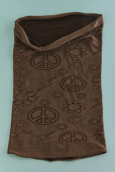 Buy Brown Peace Sign Reversible Soft Headband Online at Earthbound Trading