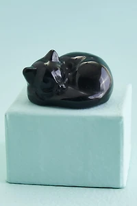 Buy Black Obsidian Cat Figurine Online at Earthbound Trading