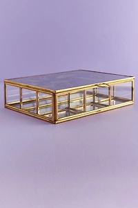 Buy Green Mushroom Glass Keepsake Box Online at Earthbound Trading