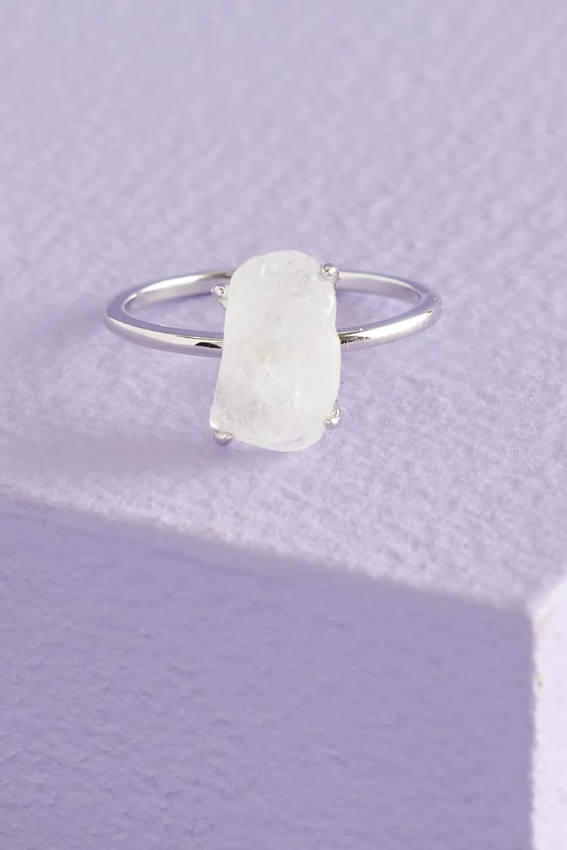 Buy Clear Quartz Sterling Silver Stone Ring Online at Earthbound Trading