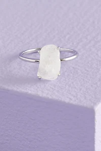 Buy Clear Quartz Sterling Silver Stone Ring Online at Earthbound Trading
