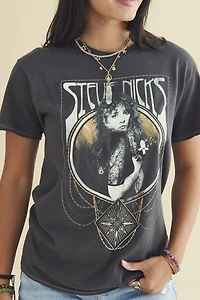 Grab the Grey Stevie Nicks T - Shirt Iconic boho Rock Style