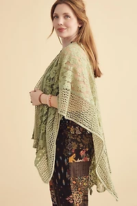 Buy Light Sage Lace Shawl Online at Earthbound Trading
