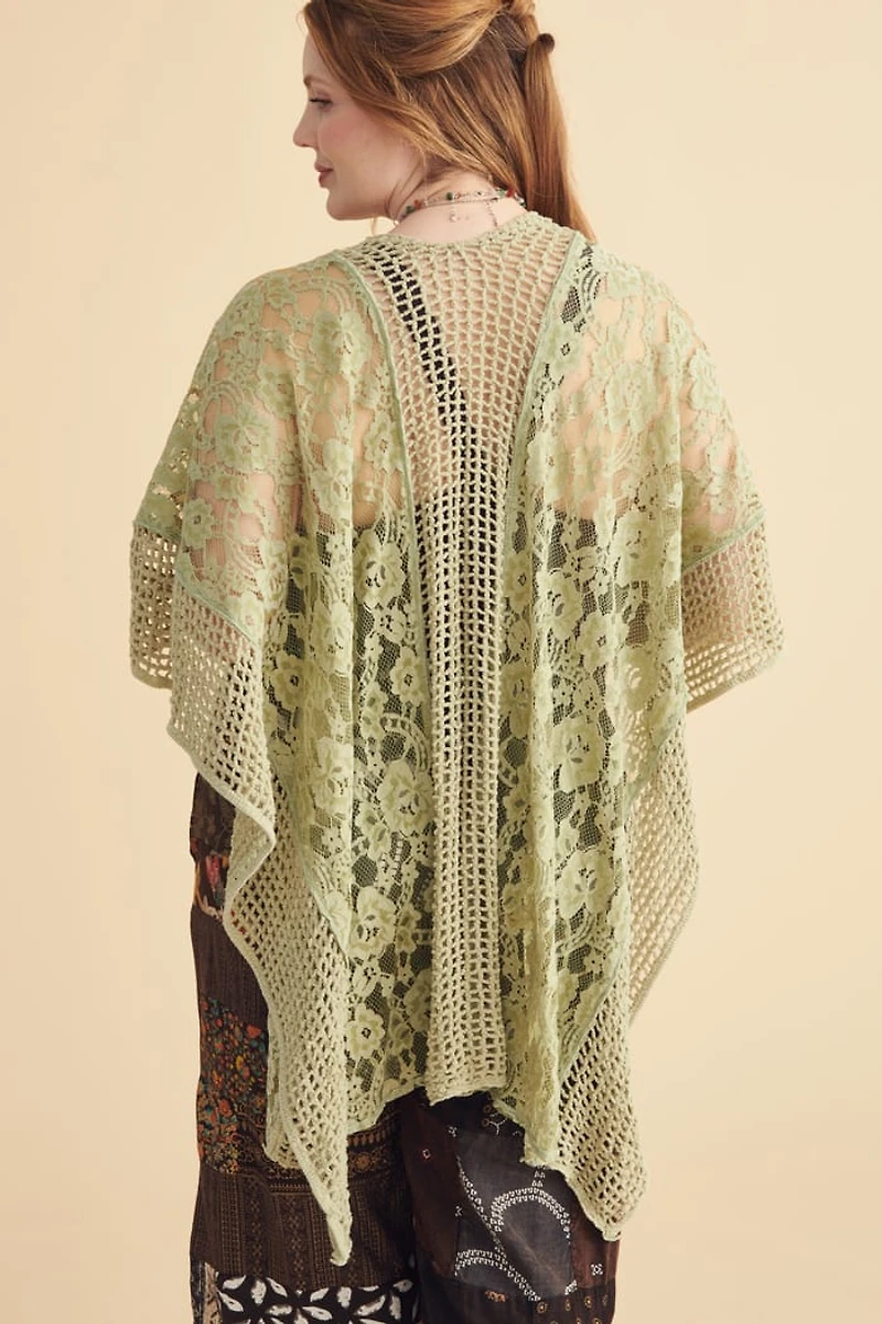 Buy Light Sage Lace Shawl Online at Earthbound Trading