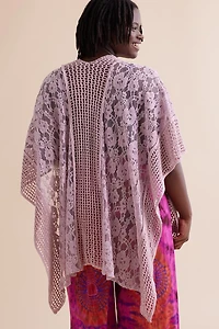 Buy Dusty Rose Lace Shawl Online at Earthbound Trading