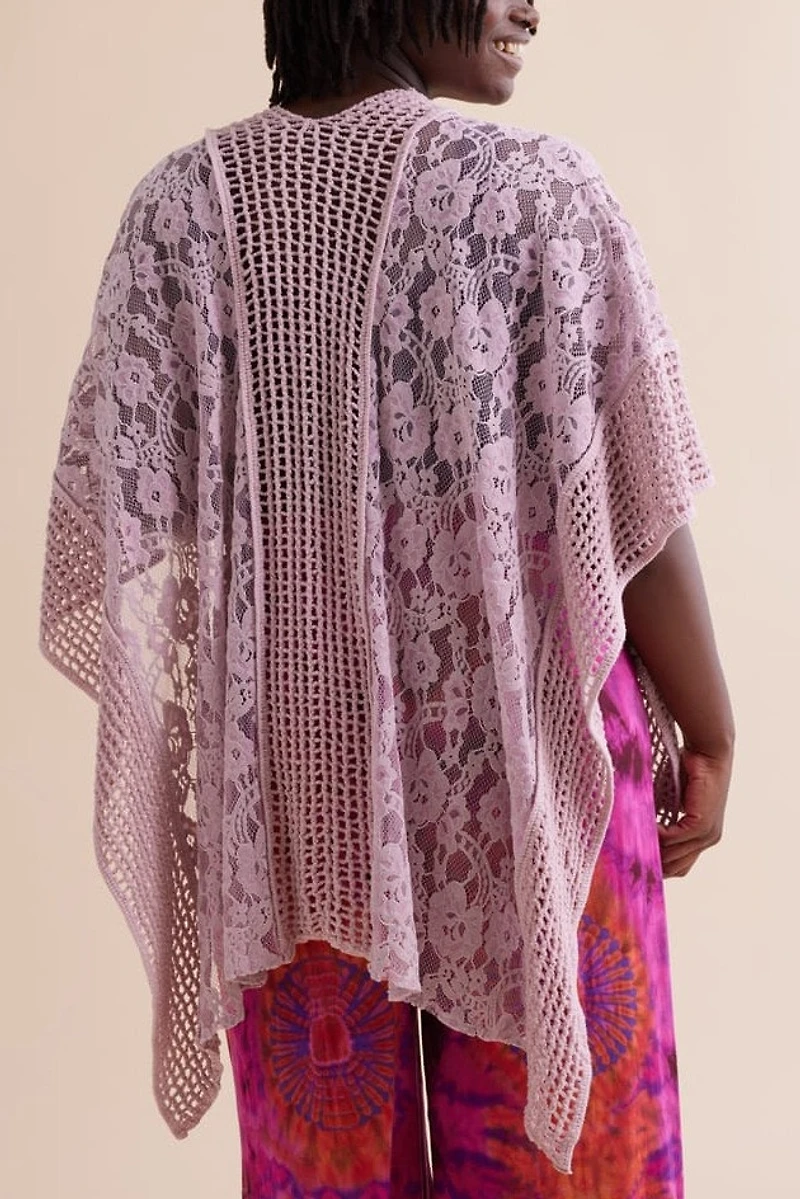Buy Dusty Rose Lace Shawl Online at Earthbound Trading