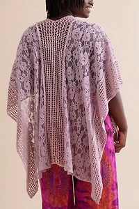 Buy Dusty Rose Lace Shawl Online at Earthbound Trading