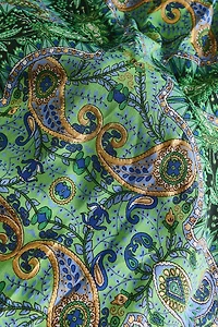Jade Sari Wrap Maxi Dress - boho Elegance Redefined!