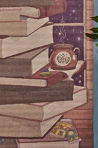 Buy EBX Cat Book Tower Wall Art Banner Online at Earthbound Trading