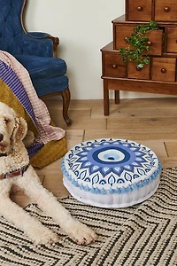 Buy Blue Evil Eye Meditation Pouf  Online at Earthbound Trading