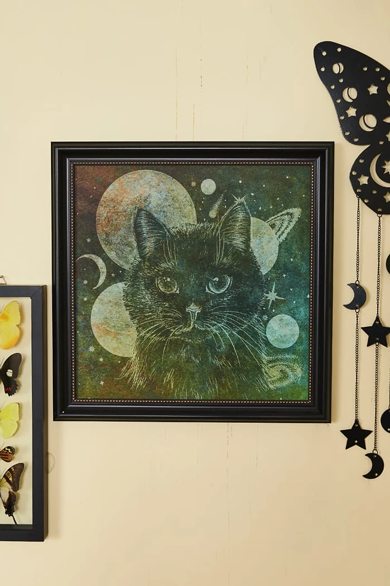 Buy Celestial Cat Framed Wall Art Online at Earthbound Trading