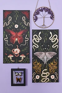 Buy Crimson Moth Canvas Wall Art Online at Earthbound Trading