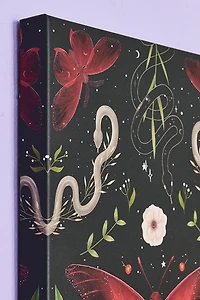Buy Crimson Moth Canvas Wall Art Online at Earthbound Trading