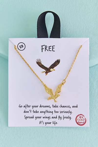 Gold Eagle Free Necklace