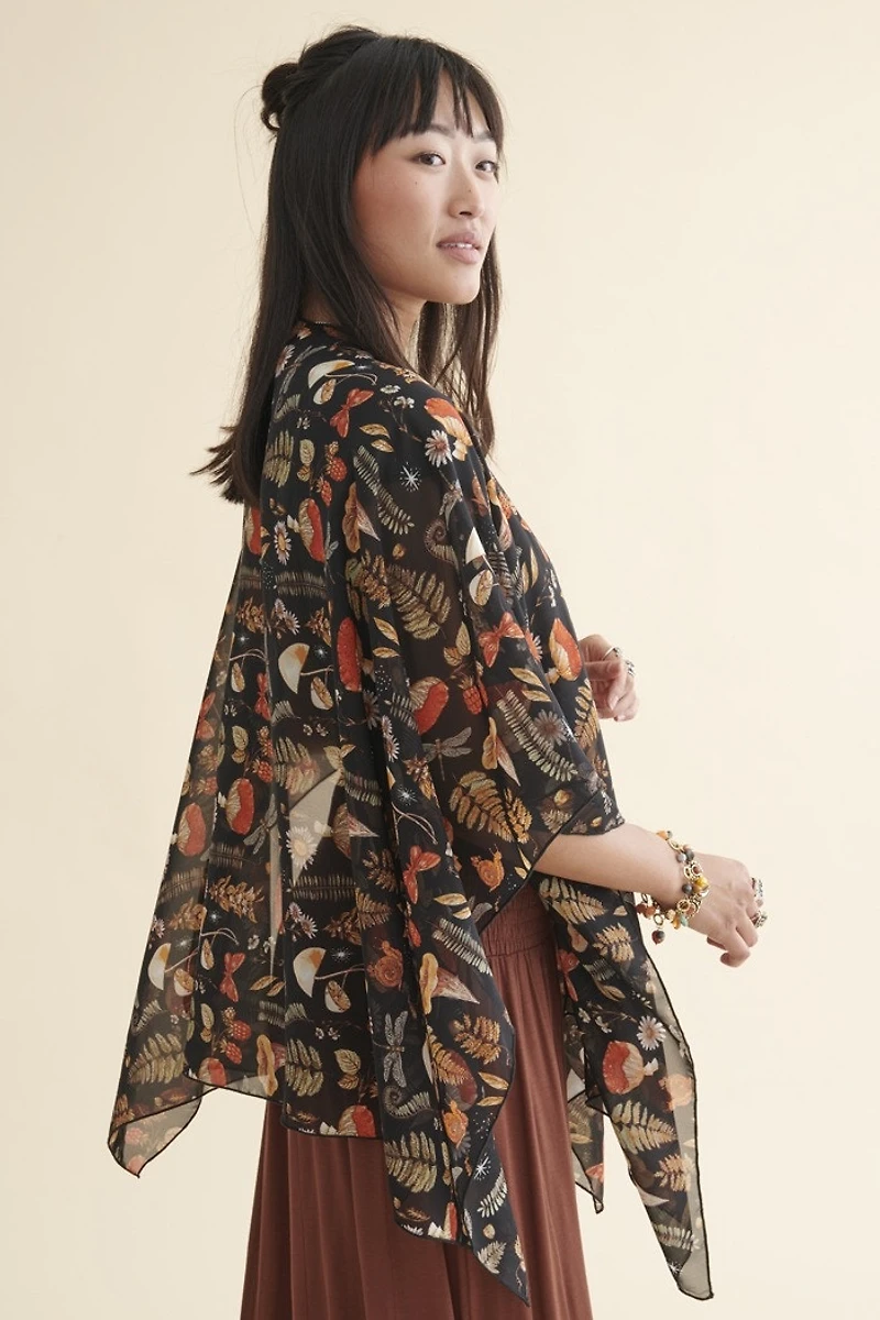 Buy Woodland Mushroom Shawl Online at Earthbound Trading