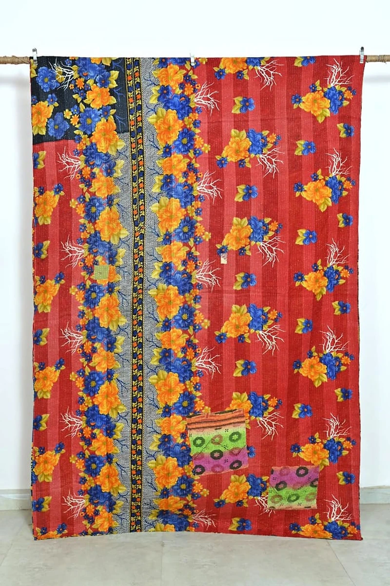 Buy Large Kantha Throw Online at Earthbound Trading