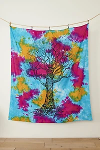 Buy Tie Dye Tree MD Tapestry Online at Earthbound Trading