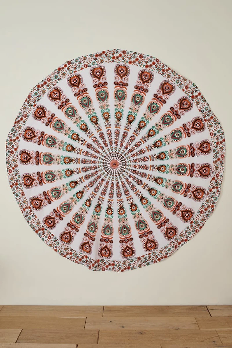 Buy Paisley Mandala Round Tapestry Online at Earthbound Trading