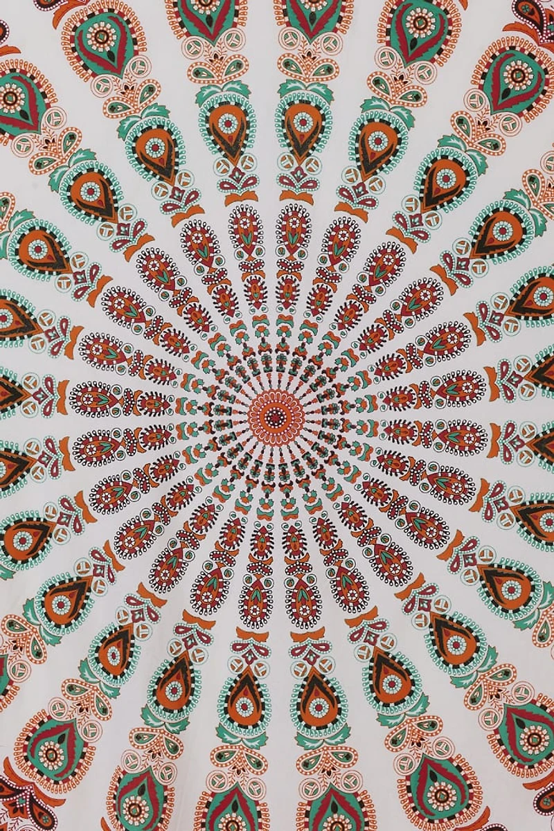 Buy Paisley Mandala Round Tapestry Online at Earthbound Trading