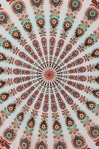 Buy Paisley Mandala Round Tapestry Online at Earthbound Trading