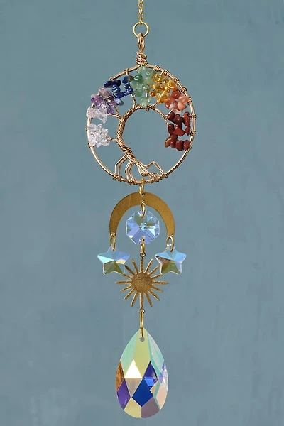 Tree of Life Crystal Suncatcher