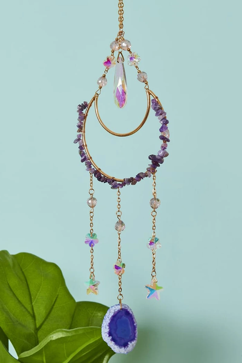 Buy Amethyst Moon Suncatcher Online at Earthbound Trading