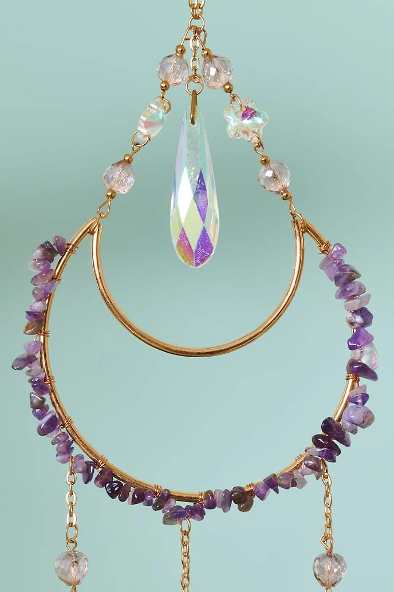 Buy Amethyst Moon Suncatcher Online at Earthbound Trading