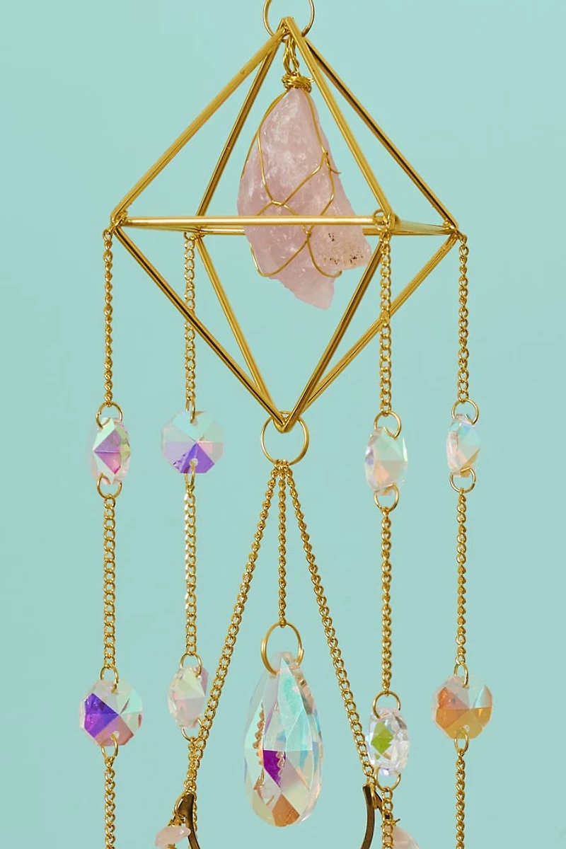 Buy Celestial Rose Quartz Suncatcher Online at Earthbound Trading
