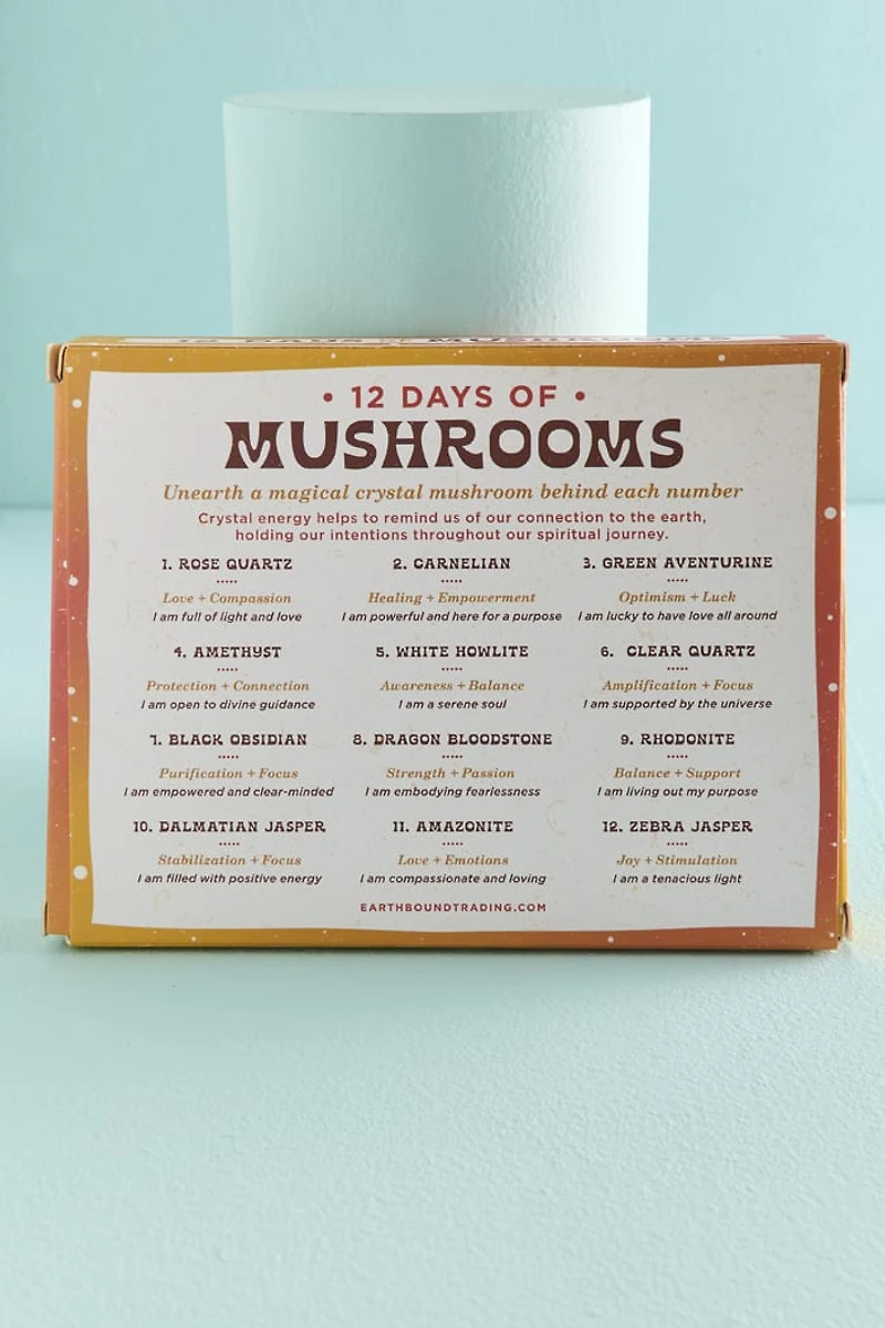 12 Days of Mushrooms Gift Set - Whimsical boho Decor & Gifts