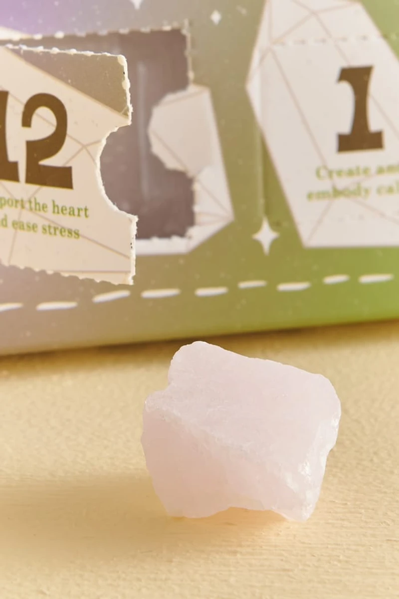 12 Days of Crystals Gift Set - boho Healing Stone Collection