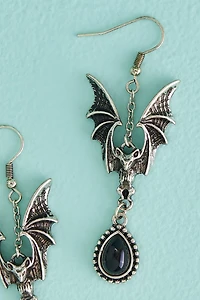 Buy Vampire Bat Faux Stone Earrings Online at Earthbound Trading