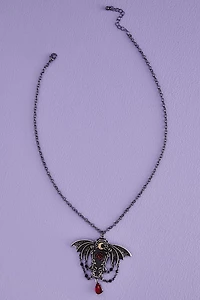 Buy Coffin Bat Wing Necklace Online at Earthbound Trading