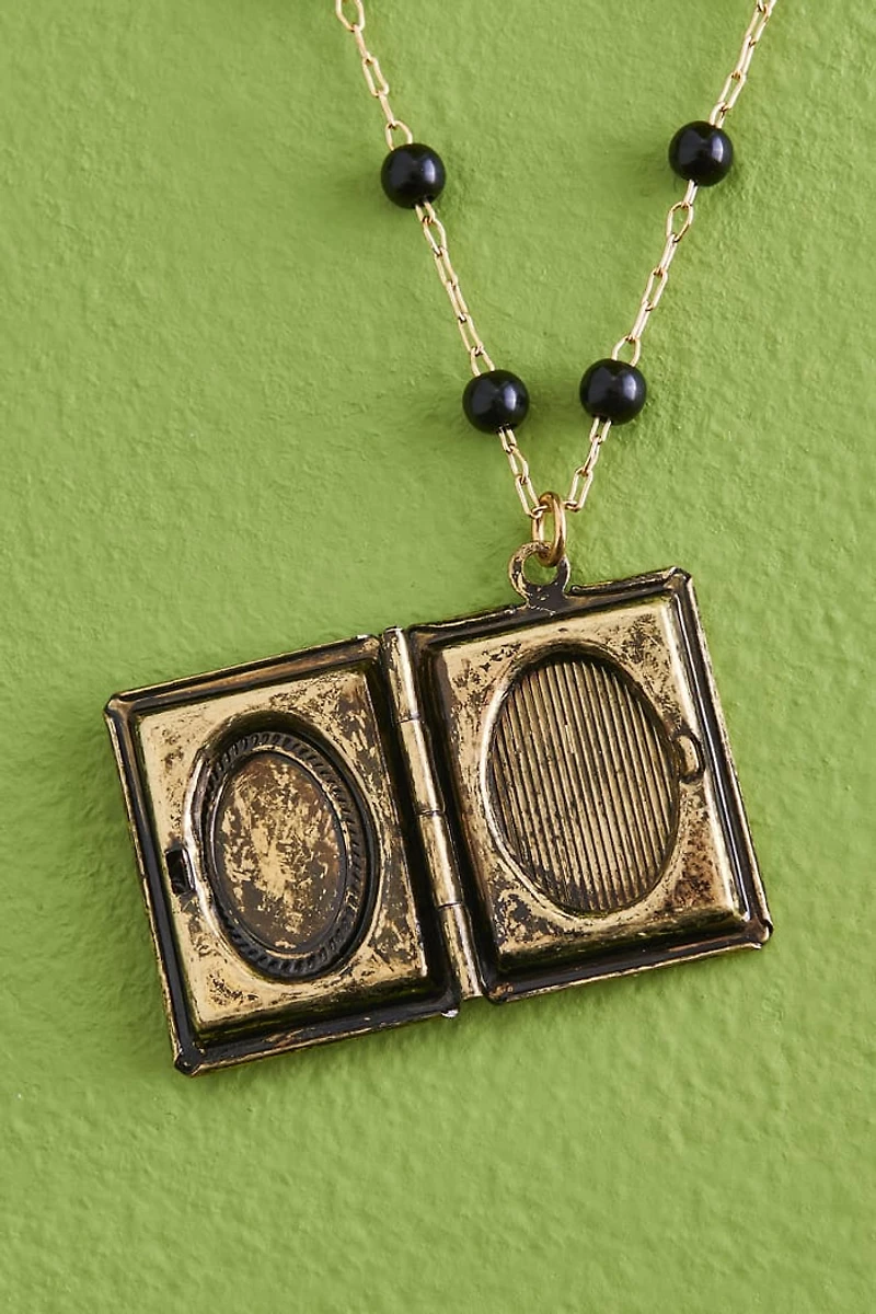 Buy Rose Book Locket Necklace Online at Earthbound Trading