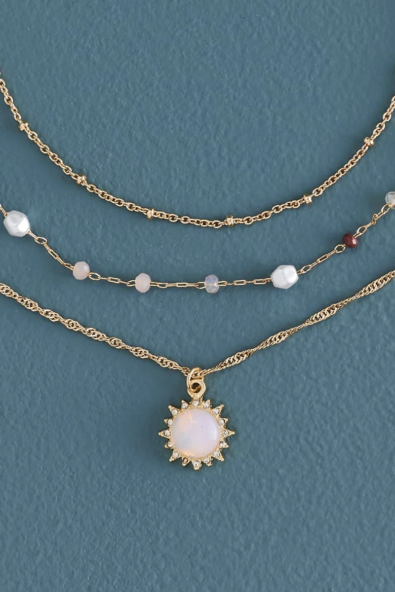 Buy Opalite Sun Charm Anklet Set Online at Earthbound Trading