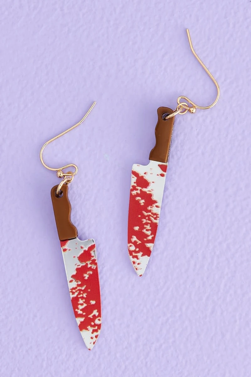Buy Spooky Knives Earrings Online at Earthbound Trading