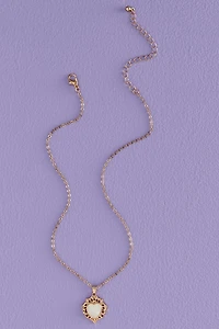 Buy Heart Gold Scroll Necklace Online at Earthbound Trading