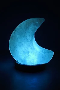 Shop Moon Himalayan Salt Lamp - Mini boho Light for Calm Spaces