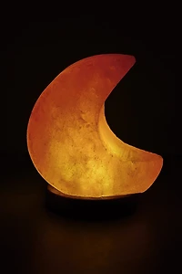 Shop Moon Himalayan Salt Lamp - Mini boho Light for Calm Spaces