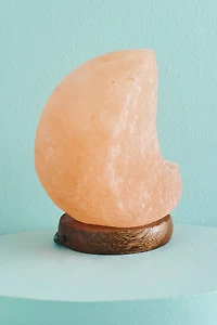 Shop Moon Himalayan Salt Lamp - Mini boho Light for Calm Spaces