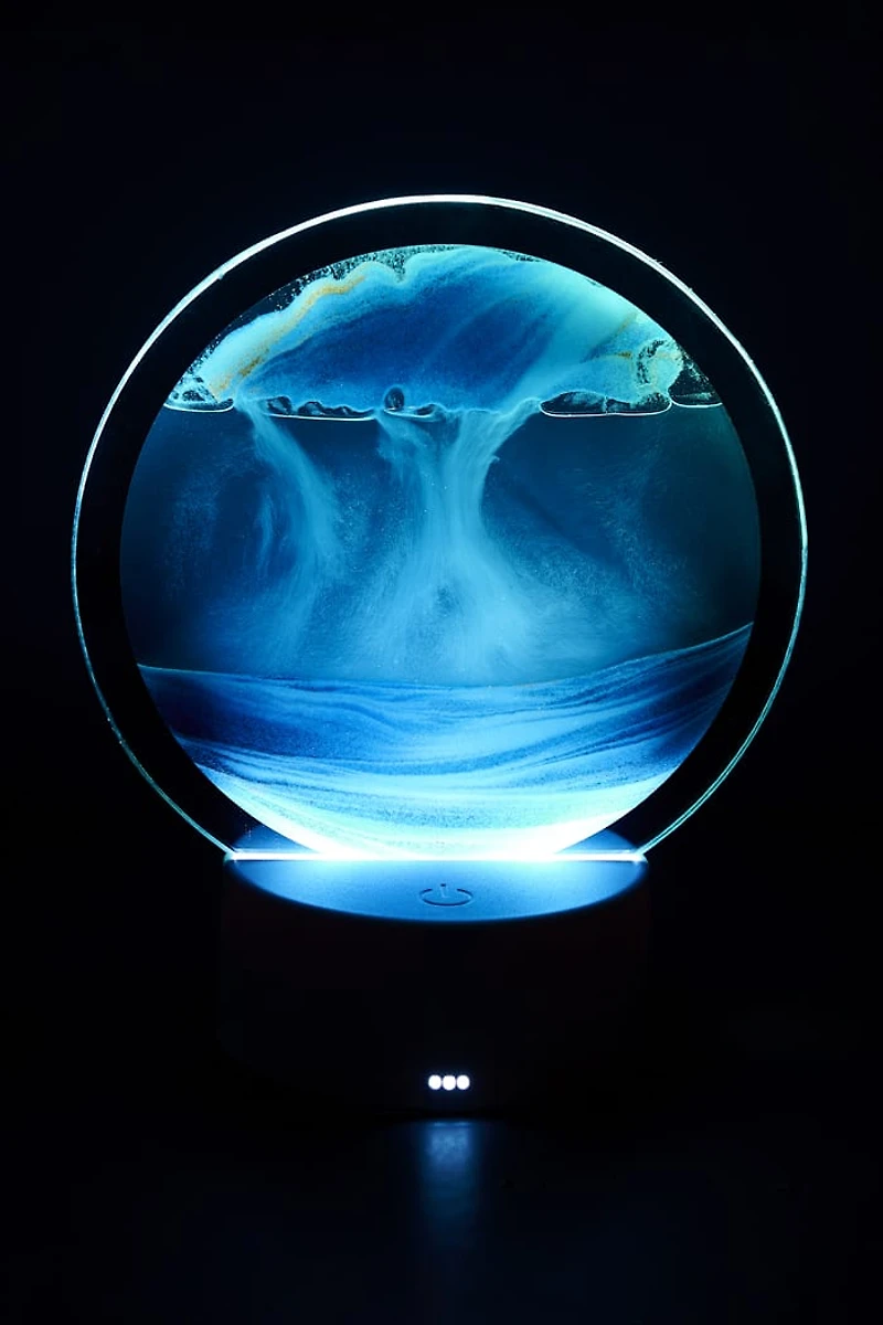 3D Interstellar Sand Desk Lamp - boho Cosmic Room Lighting