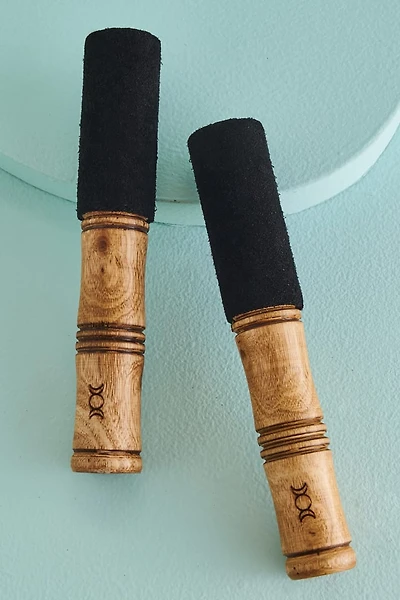 Black Suede Leather Mallet Gift Set