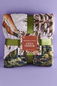Buy Woodland Critters Throw Blanket Online at Earthbound Trading