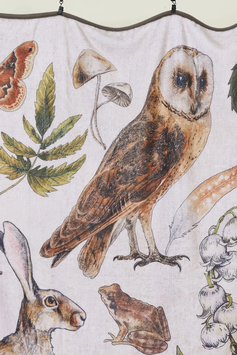 Buy Woodland Critters Throw Blanket Online at Earthbound Trading